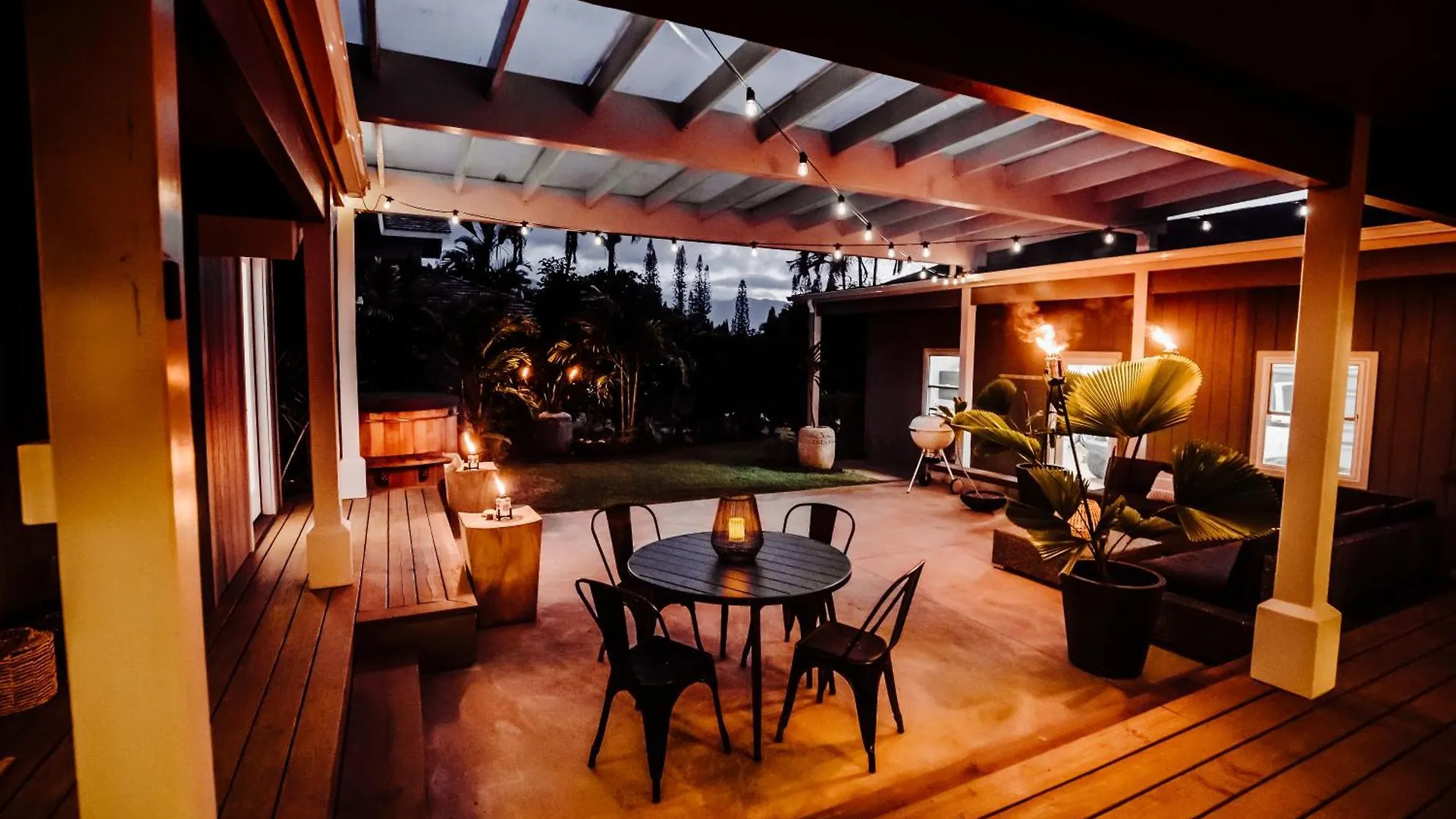 Boho New Construction: On Golf Course/Views/Hot Tub Ac Walk To Market And Beach Princeville United States
