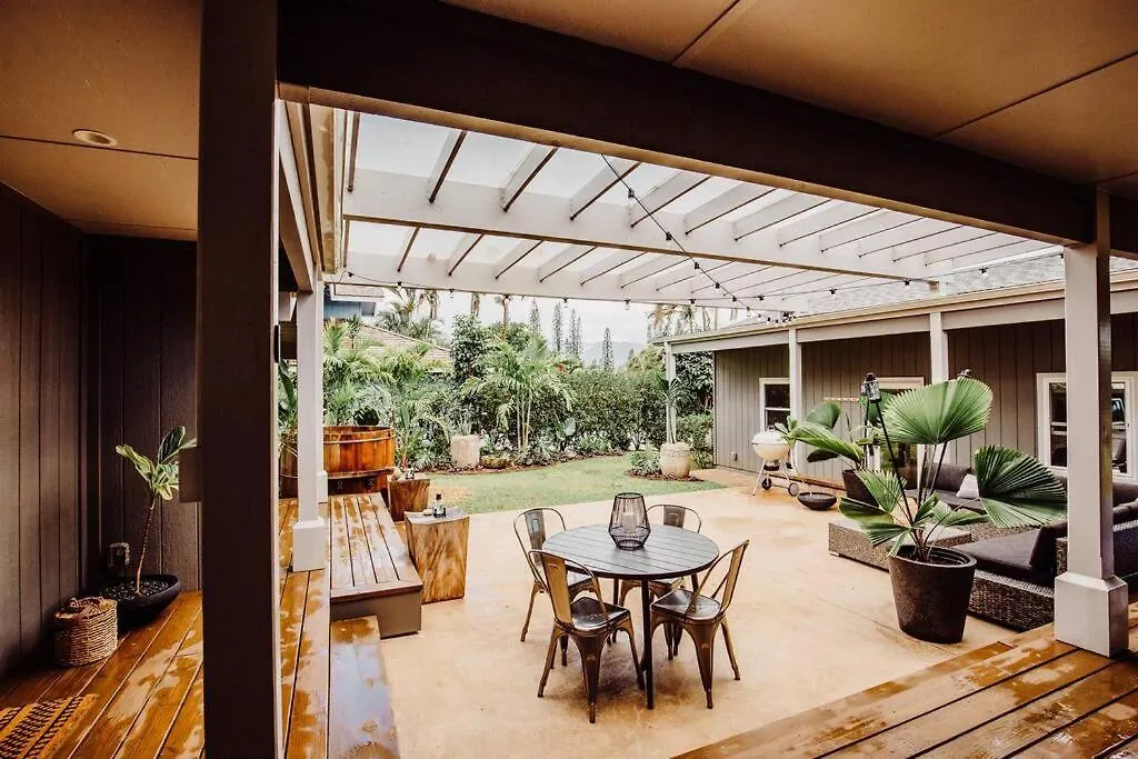 Boho New Construction: On Golf Course/Views/Hot Tub Ac Walk To Market And Beach Princeville Holiday home