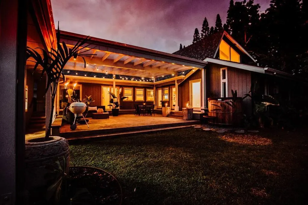 Boho New Construction: On Golf Course/Views/Hot Tub Ac Walk To Market And Beach Princeville