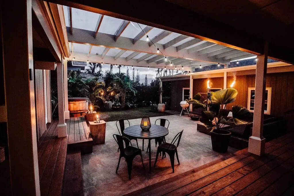 Holiday home Boho New Construction: On Golf Course/Views/Hot Tub Ac Walk To Market And Beach Princeville United States